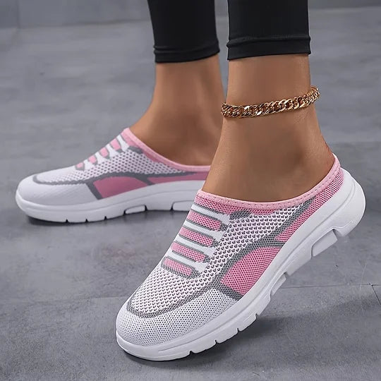 Chic and Breathable Women's Slip-On Mesh Sneakers