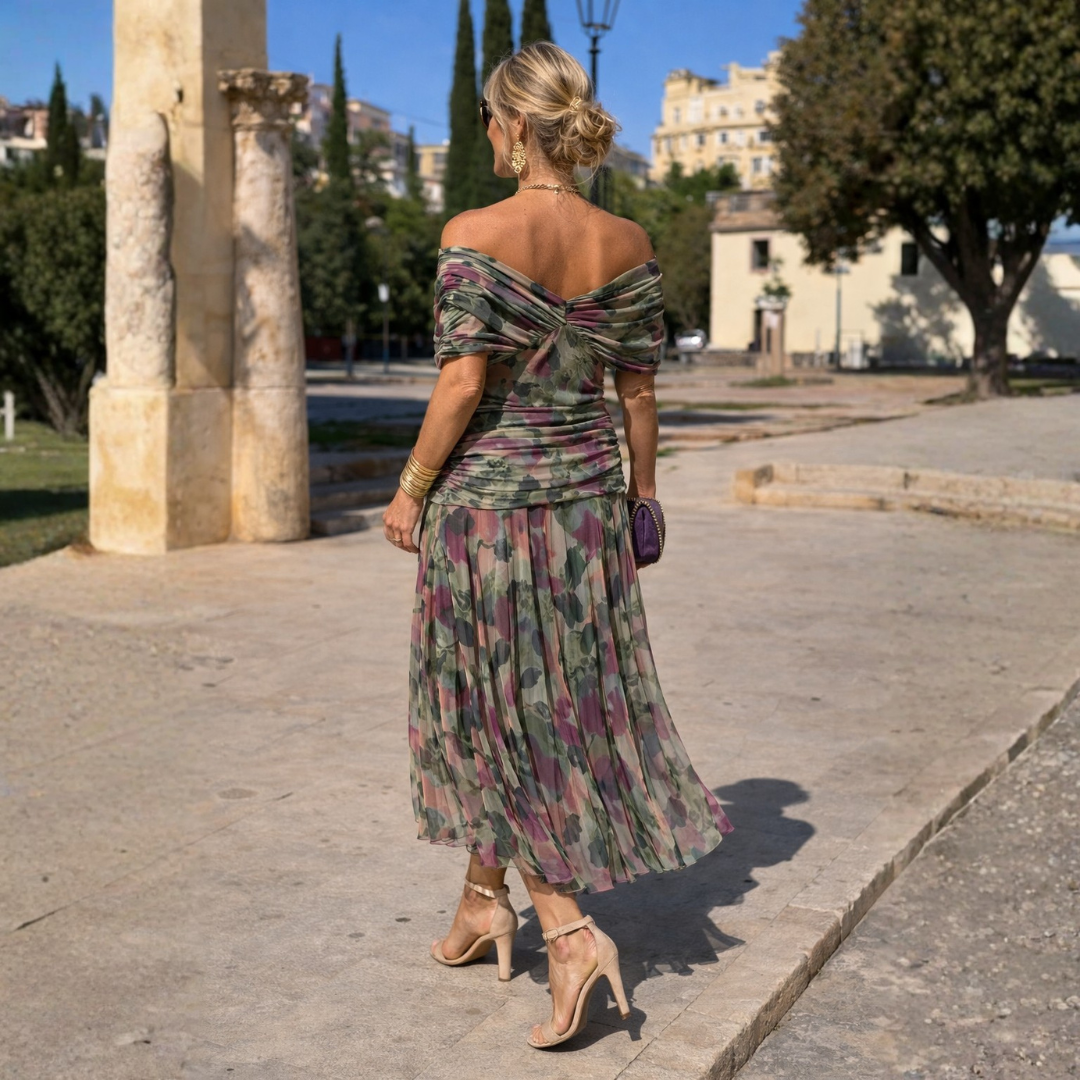 Nila | Off Shoulder Maxi Dress