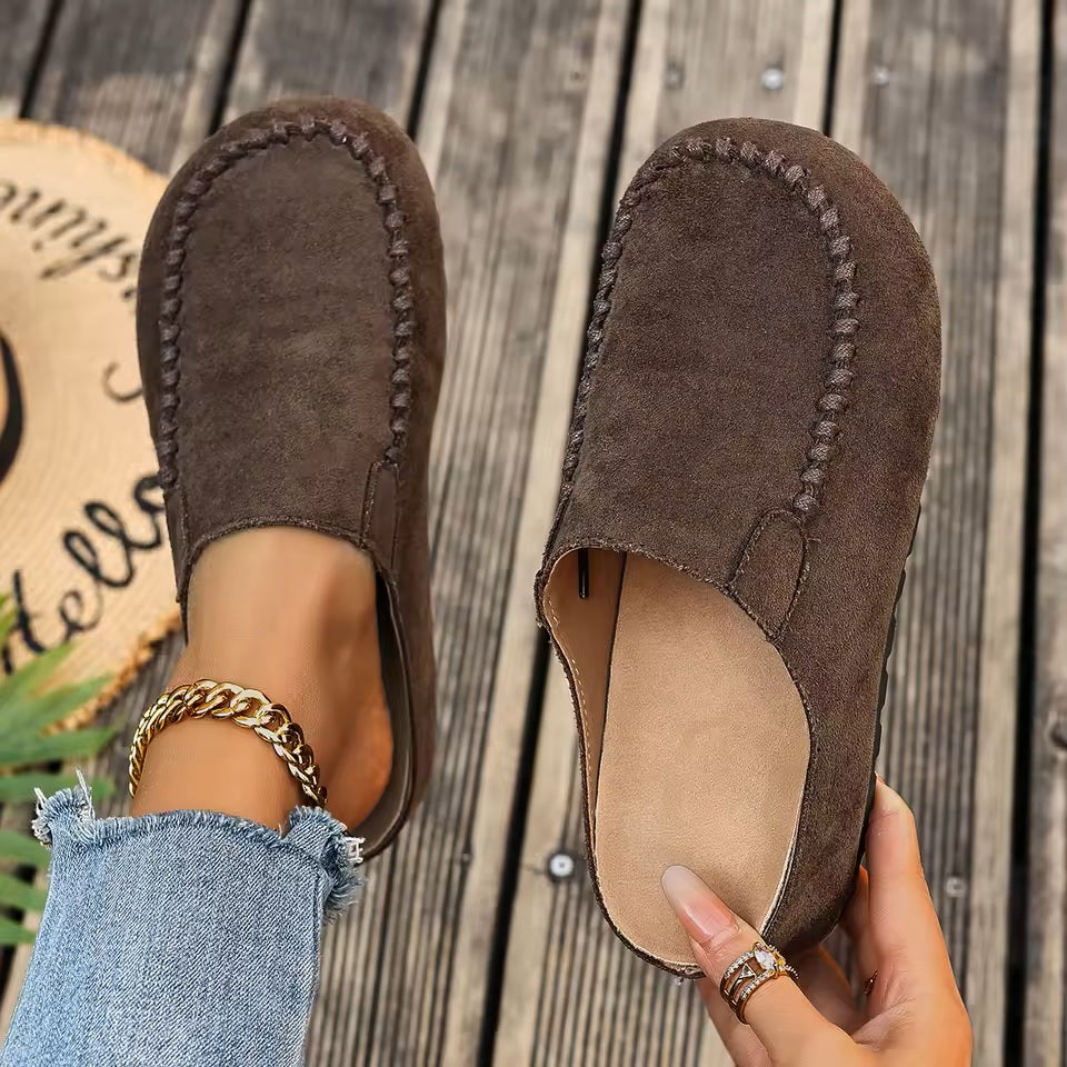 Retro-Inspired Orthopedic Slippers for Women