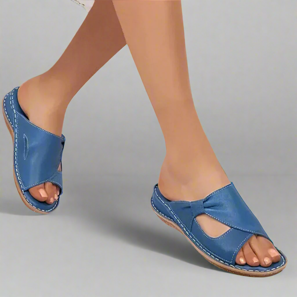Yvonne | Premium Leather Orthopedic Sandals