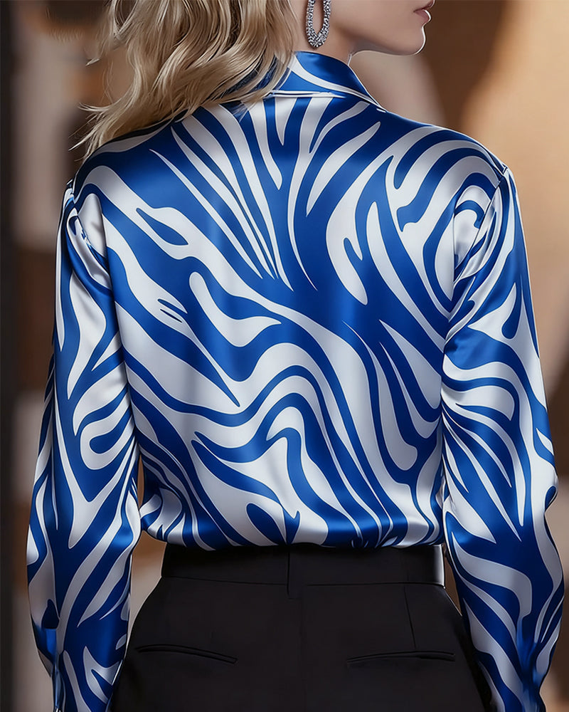 Chic and Stylish Printed Blouse