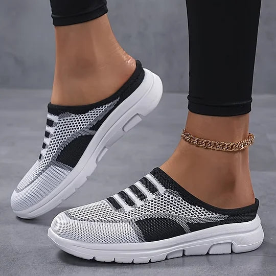 Chic and Breathable Women's Slip-On Mesh Sneakers
