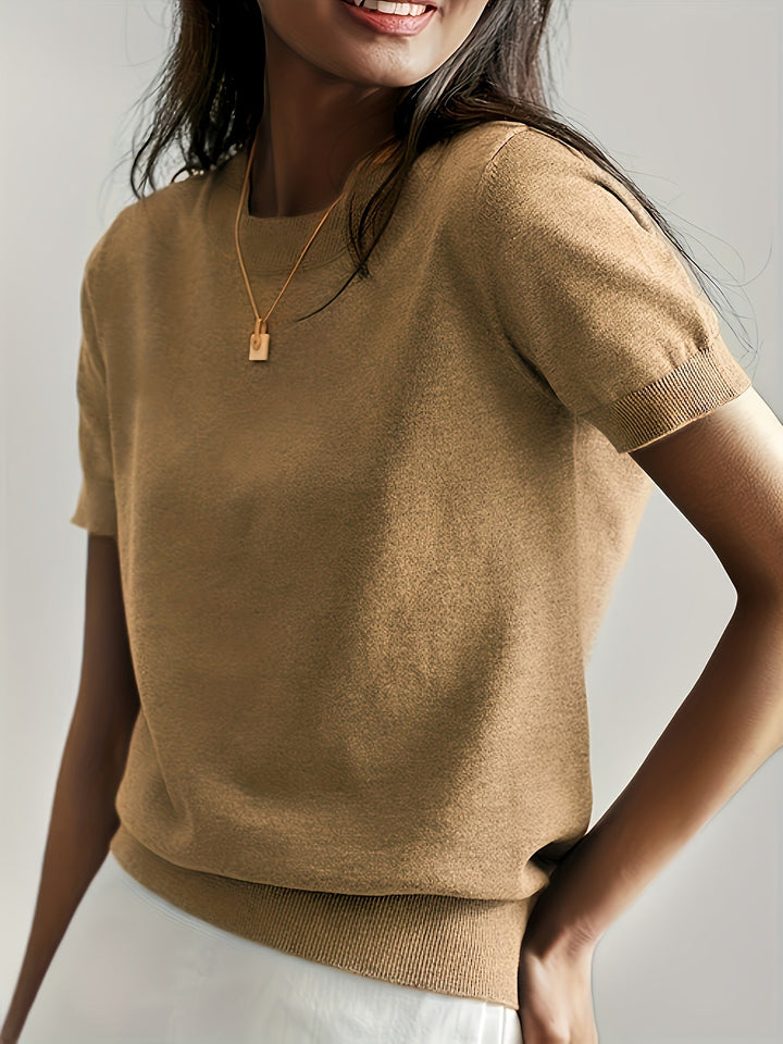 Leah™ - Casual Short Sleeve Top