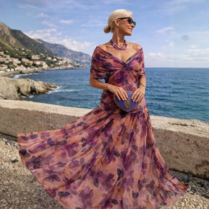 Nila | Off Shoulder Maxi Dress