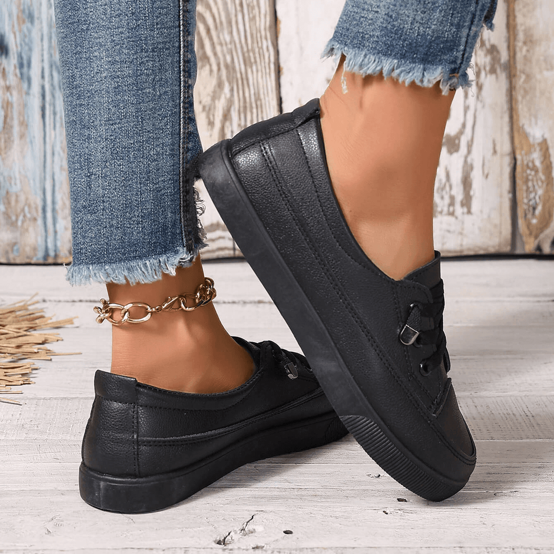 Elise™ – Women’s Lace-Up Orthopedic Flat Shoes