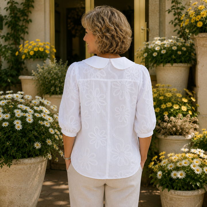 Iona™ │ Elegant Floral Blouse