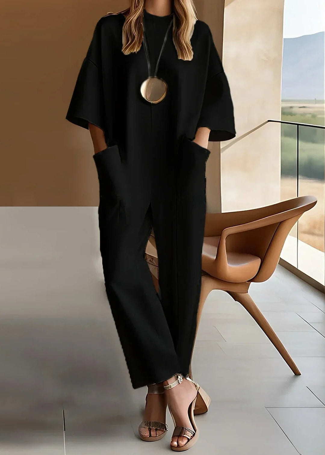 Emmy™ Stylish Short-Sleeve Jumpsuit