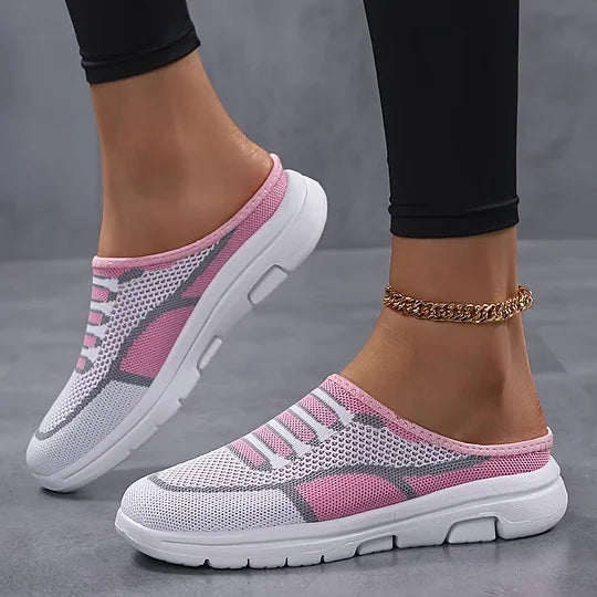Chic and Breathable Women's Slip-On Mesh Sneakers