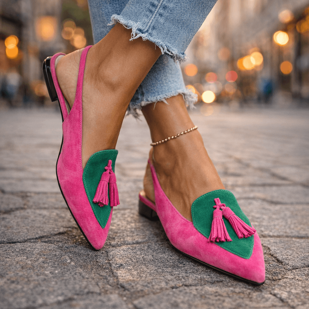 Tassel Accented Strappy Lorena Sandals