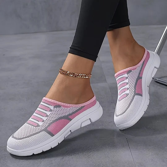 Chic and Breathable Women's Slip-On Mesh Sneakers
