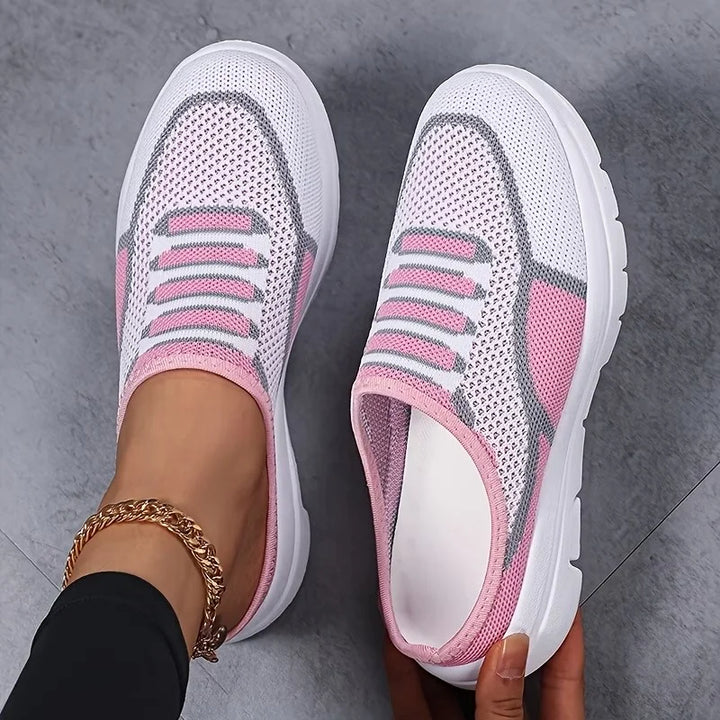 Chic and Breathable Women's Slip-On Mesh Sneakers