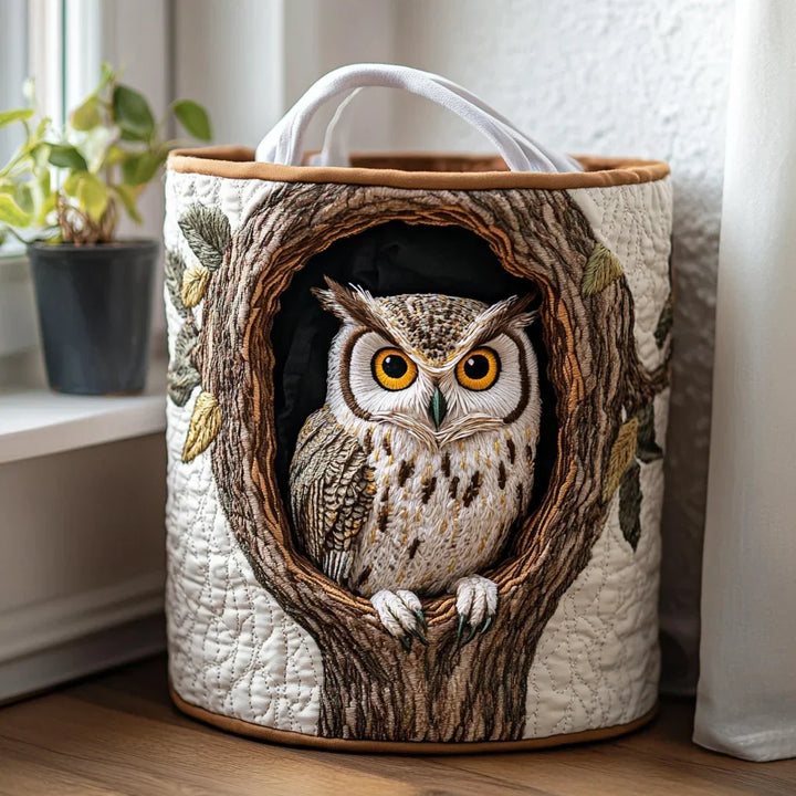 Rosie's Hand-Quilted Sheep Basket