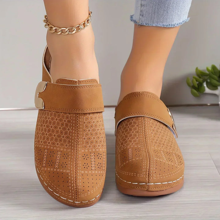 Caprielle™ Chic Shock-Absorbing Heeled Sandals