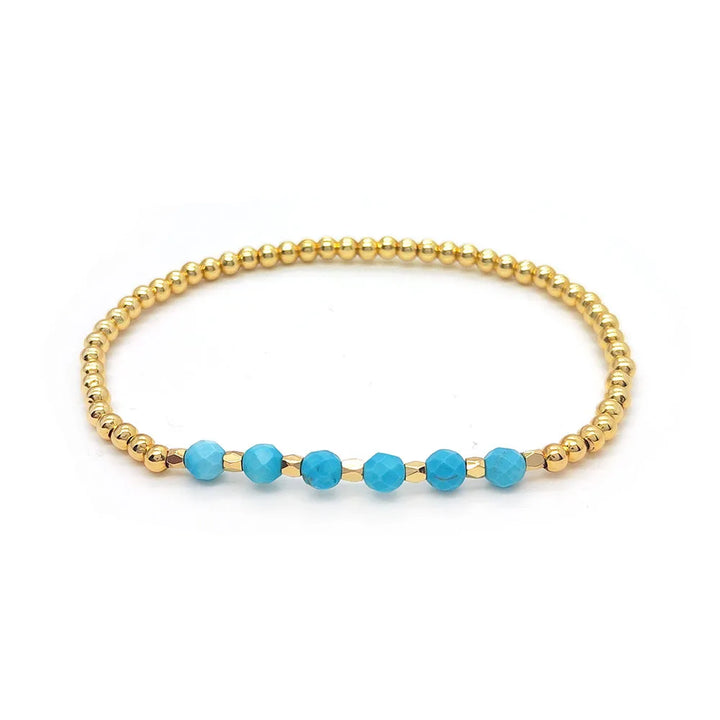 Bold Turquoise Charm Bracelet