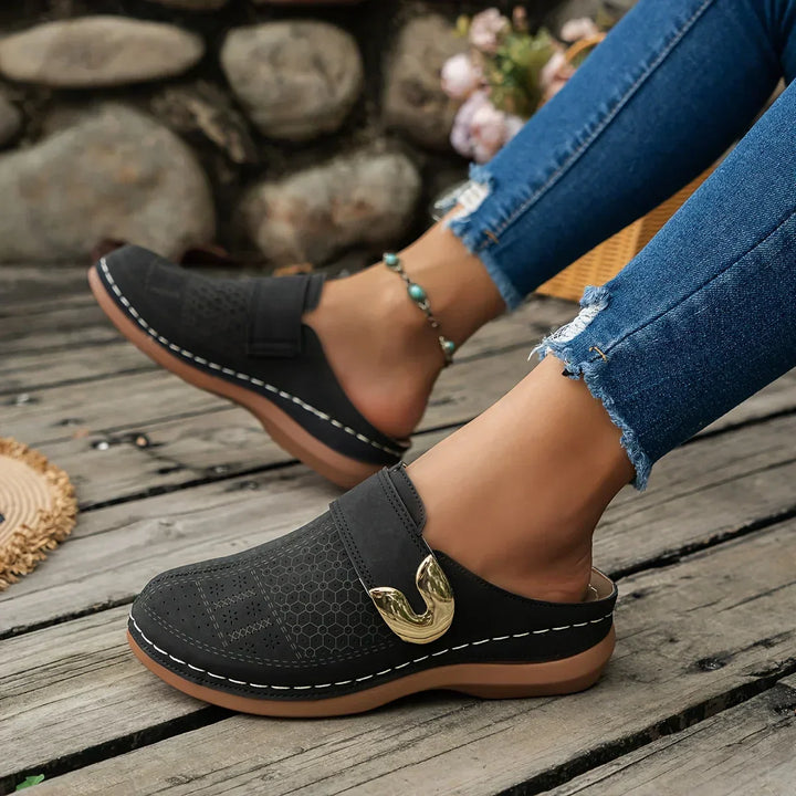 Caprielle™ Chic Shock-Absorbing Heeled Sandals