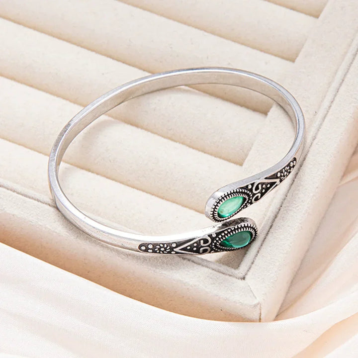 Tribal Gemstone Wrap Bracelet