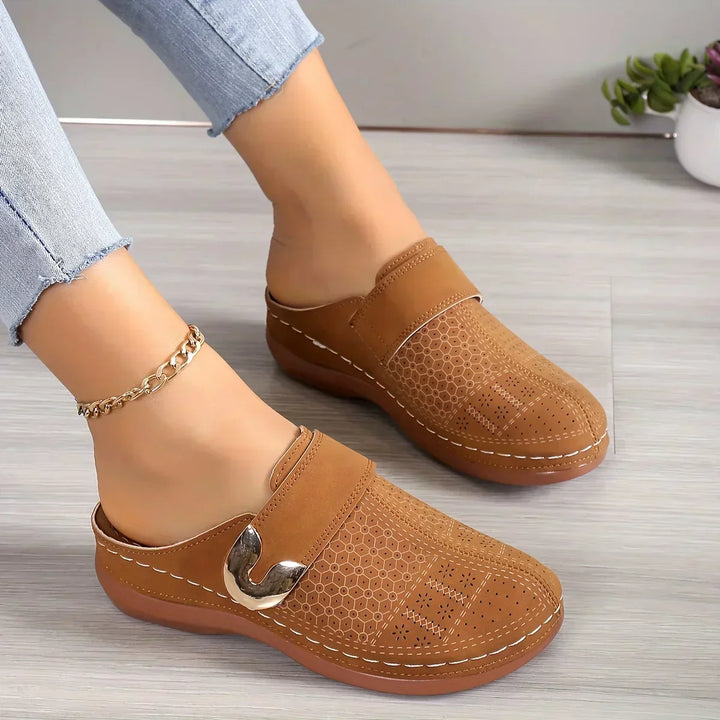 Caprielle™ Chic Shock-Absorbing Heeled Sandals