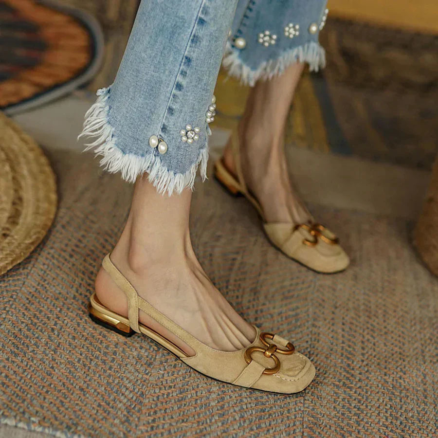 Brenna™ Orthopedic Leather Strappy Sandals