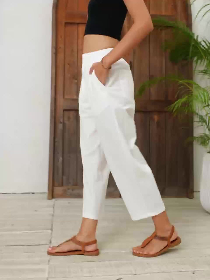 Rachel™ - Comfy Elastic Waist Capris
