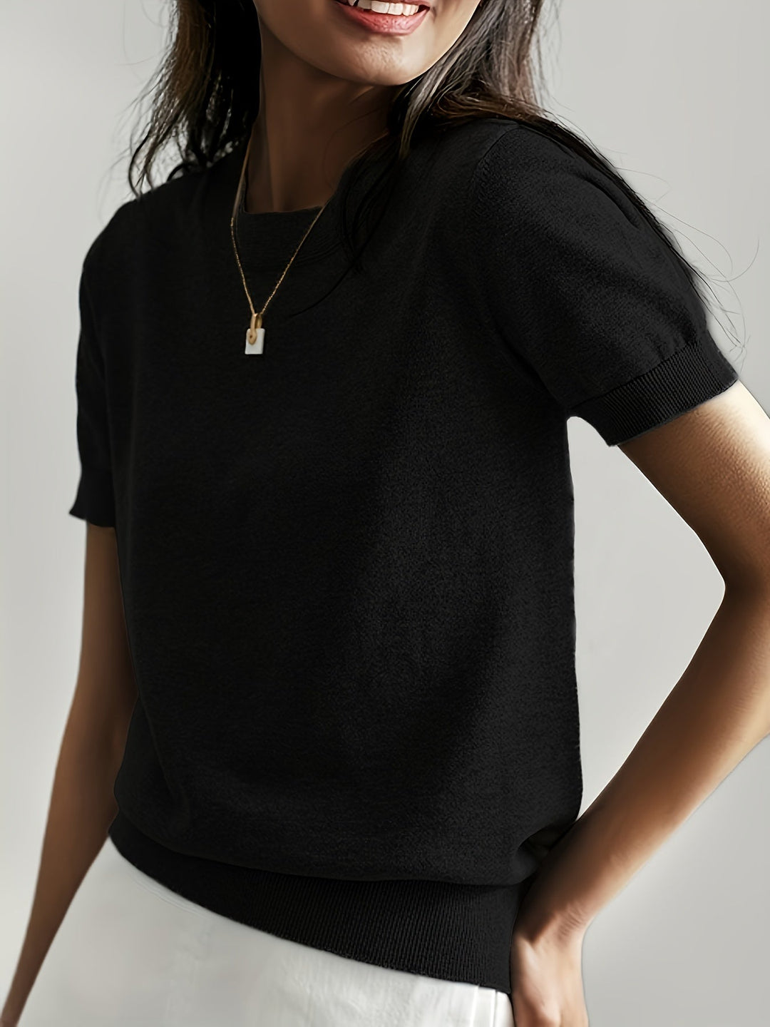 Anais™ - Lightweight Casual Short Sleeve Top
