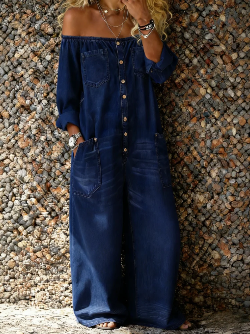 Noa | Jumpsuit with Off-Shoulder Neckline