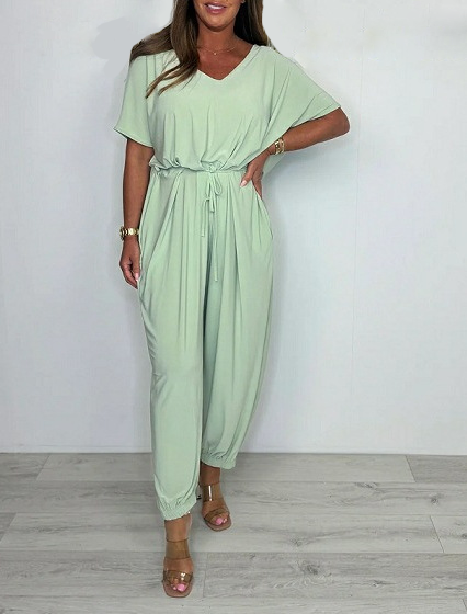 Mary™ – Comfy Cotton Jumpsuit
