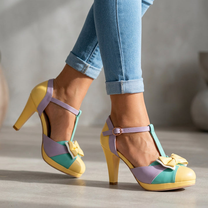 Leylah Bow Tie Heels