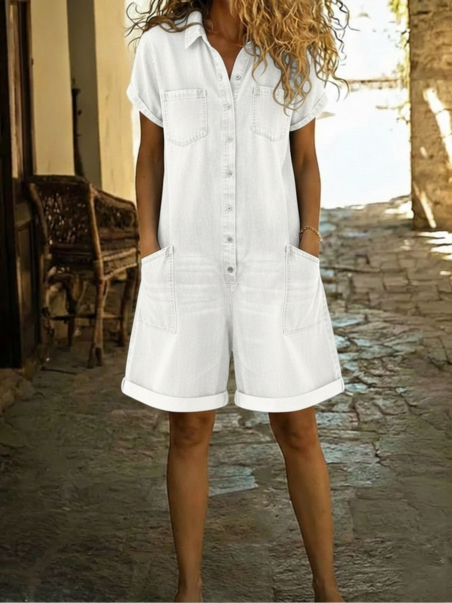 Casual Women's Short Jumpsuit