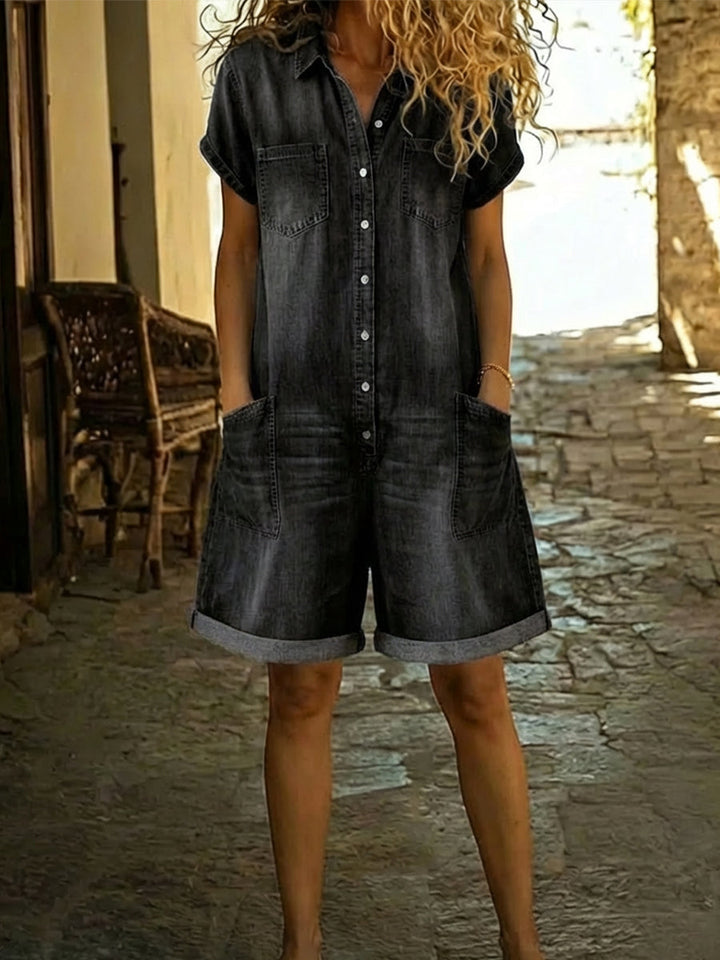 Casual Women's Short Jumpsuit