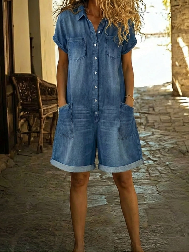 Casual Women's Short Jumpsuit