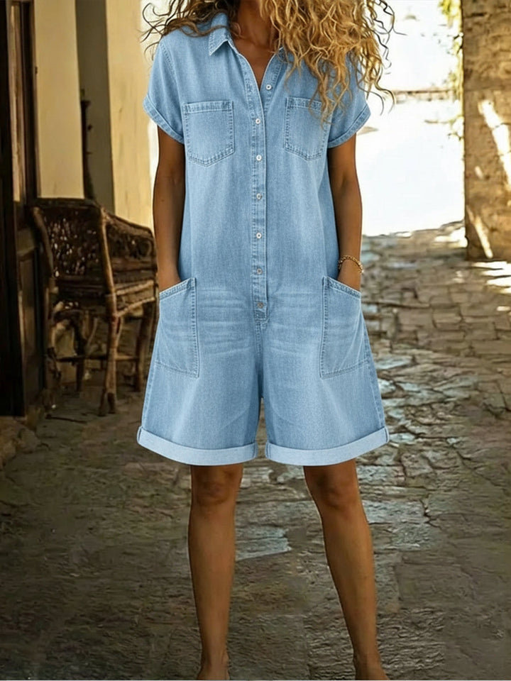 Casual Women's Short Jumpsuit