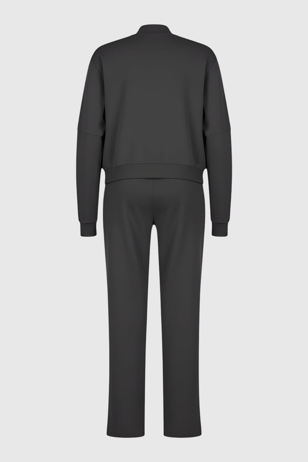 Serena | Casual Gray Hoodie Sweatpants Set with Modern Touch - Lumina