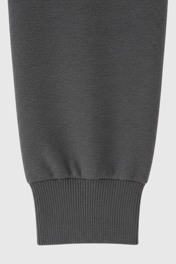 Serena | Casual Gray Hoodie Sweatpants Set with Modern Touch - Lumina