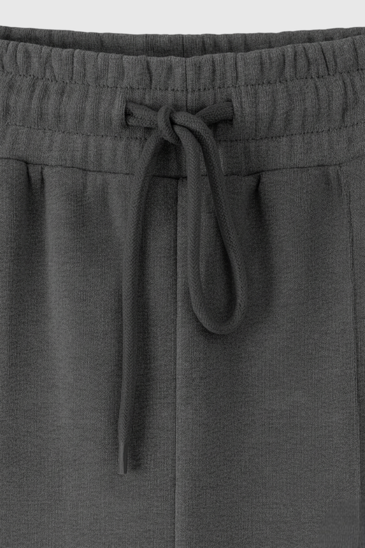 Serena | Casual Gray Hoodie Sweatpants Set with Modern Touch - Lumina