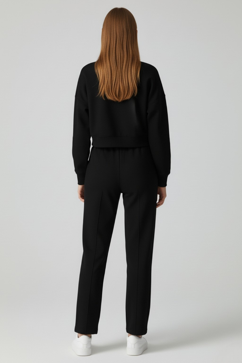 Serena | Modern High Waist Loose Fit Two Piece Pants Set Casual - Lumina