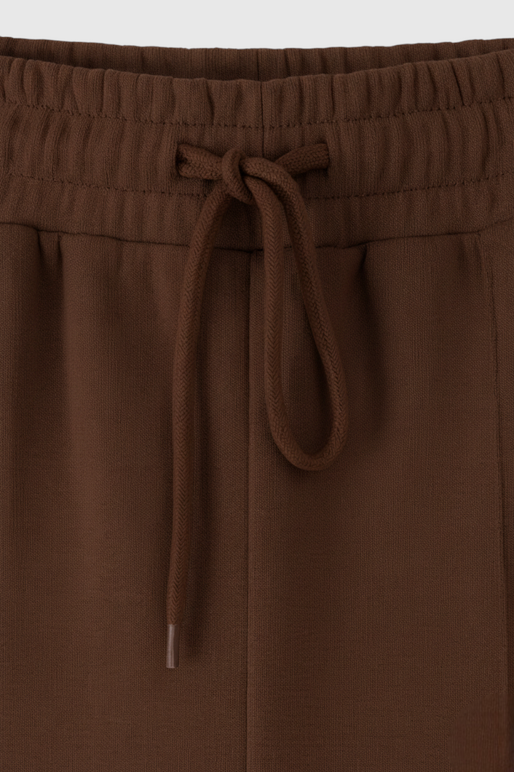 Sophia | Cozy High Waist Sweatpants and Sweatshirt Set with Zipper Detail - Lumina