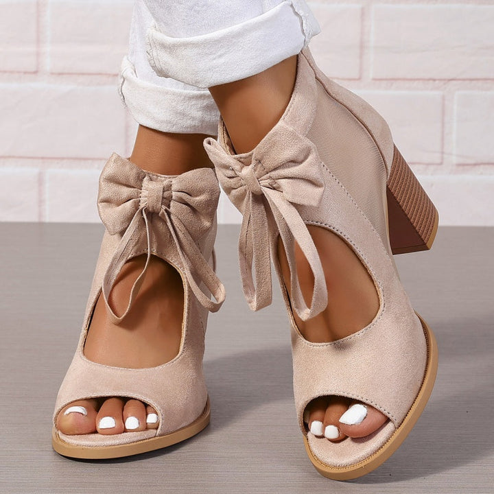 Isabel™ - Stylish Orthopedic Heels With Bow Charm