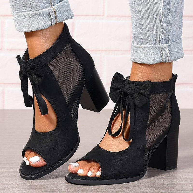 Isabel™ - Stylish Orthopedic Heels With Bow Charm